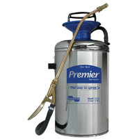 Premier Series Pro Sprayer, 2 gal. (7.6 L), Stainless Steel, 12" Wand Planification Entrepots Molloy