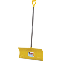 Alpine Snow Pusher, Polypropylene Blade, D-Grip Handle, 26" W Planification Entrepots Molloy