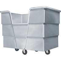 Jumbo Starcart™ Box Truck, Polyethylene, 65" L x 45" W x 54" H, 60 cu. ft. Volume, 1500 lbs. Capacity NG957 | Planification Entrepots Molloy