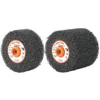 FX Flex Drum, 4-1/4" Dia. x 2" W, 5/8"-11 Arbor, Flex Coarse Grit Planification Entrepots Molloy