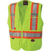 6936 Veste de s&eacute;curit&eacute; d&eacute;tachable en 5 points, Jaune lime haute visibilit&eacute;, 2T-Grand, Polyester Planification Entrepots Molloy