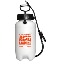 Industrial Acid Staining Sprayers, 2 gal. (7.6 L), Plastic, 12" Wand Planification Entrepots Molloy