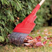 Multi-Purpose Lawn Rake, 20" Blade, 20 Tines, Hardwood Handle, Steel Blade Planification Entrepots Molloy