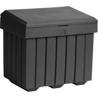 Economy Salt Sand Storage Container, 32" x 23" x 27-1/2", 10 cu. Ft., Grey Planification Entrepots Molloy