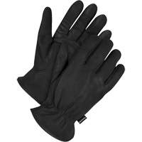 Gants de conducteur doubl&eacute;s classiques, Grand, Paume en Cuir fleur de daim, Thinsulate Planification Entrepots Molloy