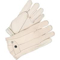 Gants classiques de cordeur, 10, Paume Cuir fleur de vache, Doubleure Molleton Planification Entrepots Molloy