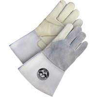 Gants de soudage en cuir fleur utilitaire Gander Brand, Cuir fleur de vache, Taille Grand Planification Entrepots Molloy