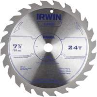 Classic Series Circular Saw Blade, 7-1/4", 24 Teeth, Wood Use Planification Entrepots Molloy