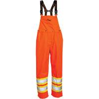 Journeyman&reg; 300D Bib Pants, Polyester, Large, High Visibility Orange Planification Entrepots Molloy