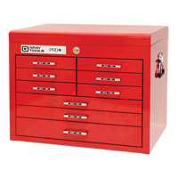 Coffre sup&eacute;rieur de s&eacute;rie PRO+, 26" la, 9 tiroirs, Rouge Planification Entrepots Molloy