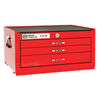 Coffre interm&eacute;diaire de s&eacute;rie PRO+, 26" la, 3 tiroirs, Rouge Planification Entrepots Molloy
