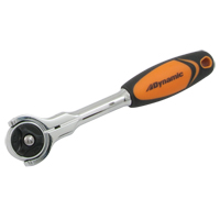 Swivel-Head Ratchet Wrench, 1/4" Drive, Cushion Grip Handle Planification Entrepots Molloy