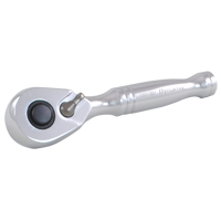 Quick-Release Stubby Ratchet Wrench, 1/4" Drive, Cushion Grip Handle Planification Entrepots Molloy