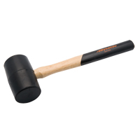 Rubber Mallet, 1 lbs., Wood Handle, 11-3/4" L Planification Entrepots Molloy