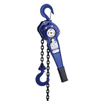 Lever Hoist with 3' Chain, 3' Lift, 500 lbs. (0.25 tons) Capacity Planification Entrepots Molloy