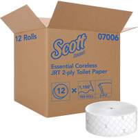 Scott<sup>®</sup> Essential Toilet Paper, Jumbo/Coreless Roll, 2 Ply, 1150' Length, White NJJ008 | Planification Entrepots Molloy