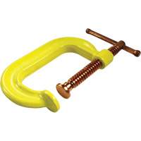 Regular-Duty Deep Throat C-Clamp, 2" (51 mm) Capacity, 2-1/8" (54 mm) Throat Depth Planification Entrepots Molloy