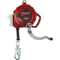Rebel Self-Retracting Lifeline, 50', Galvanized Steel, Swivel Planification Entrepots Molloy