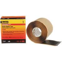 Ruban de mastic de caoutchouc 2228 Scotch, 50,8 mm (2") x 3 m (10'), Noir Planification Entrepots Molloy