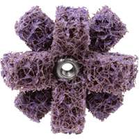 Scotch-Brite Cross Buff, BF-XB, 1-1/2" Dia., Medium Grit, Aluminum Oxide Planification Entrepots Molloy