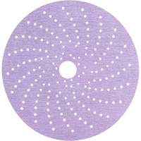 Hookit Purple Clean Sanding Disc, 6" Dia., P240 Grit, Aluminum Oxide, C-Weight Planification Entrepots Molloy