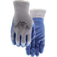 Gants enduits Stealth Blue Chip, Grand, R&ecirc;vetement Latex de caoutchouc, Calibre 10, Enveloppe en Polyester Planification Entrepots Molloy