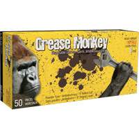 Gants Grease Monkey, Grand, Nitrile, 8 mils, Sans poudre, Noir Planification Entrepots Molloy