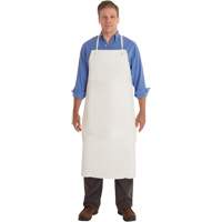 AlphaTec&reg; 56-101 PVC Apron, PVC/Vinyl, White, 33" W x 44" L Planification Entrepots Molloy