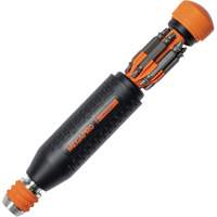 Original MEGALOK 15-in-1 Multi-Bit Screwdriver, 6-3/10" L, Textured Handle Planification Entrepots Molloy