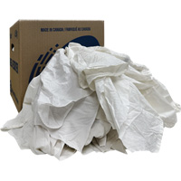 Boîte de chiffons d'essuyage, Blanc, 10 lb Planification Entrepots Molloy