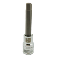 Longue douille &agrave; embout SAE, 3/8" x 3,94" lo, Prise 1/2" Planification Entrepots Molloy