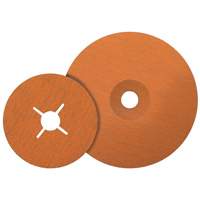 Coolcut XX Sanding Disc, Aluminum Oxide/Ceramic, 24, 4-1/2" Dia x 7/8" Arbor Planification Entrepots Molloy