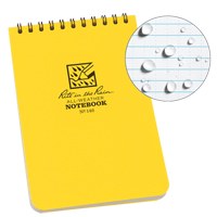 Pocket Top-Spiral Notebook, Soft Cover, Yellow, 100 Pages, 4" W x 6" L Planification Entrepots Molloy