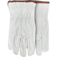 Gants en cuir de ch&egrave;vre, Grand, Paume en Cuir fleur de ch&egrave;vre Planification Entrepots Molloy