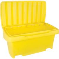 Heavy-Duty Outdoor Salt and Sand Storage Container, 24" x 48" x 24", 10 cu. Ft., Yellow NM947 | Planification Entrepots Molloy