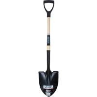 Round Point Shovel, Tempered Steel Blade, Hardwood, D-Grip Handle NN243 | Planification Entrepots Molloy