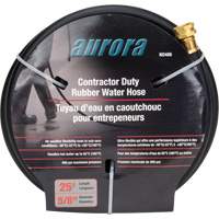 Contractor Duty Rubber Hose, Rubber, 5/8" dia. x 25' Planification Entrepots Molloy