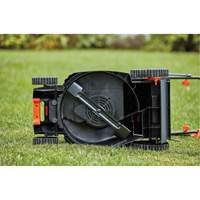 Lawn Mower with Comfort Grip Handle, Push Walk-Behind, Electric, 15" Cutting Width Planification Entrepots Molloy