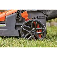 Lawn Mower with Comfort Grip Handle, Push Walk-Behind, Electric, 15" Cutting Width Planification Entrepots Molloy