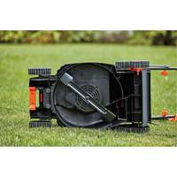 Lawn Mower with Comfort Grip Handle, Push Walk-Behind, Electric, 17" Cutting Width Planification Entrepots Molloy