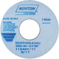 Tool Room Wheel, Type 01, Ceramic Alumina, 14" x 1-1/2" Planification Entrepots Molloy