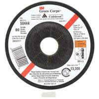 Green Corps Flexible Grinding Wheel, 4-1/2" x 1/8", 7/8" Arbor, Ceramic, Type 27 Planification Entrepots Molloy