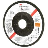 Green Corps Flexible Grinding Wheel, 4-1/2" x 1/8", 7/8" Arbor, Ceramic, Type 27 Planification Entrepots Molloy