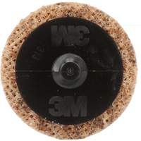 Disque de conditionnement de surface Roloc Scotch-Brite, 1-1/2" dia., Grain Cors&eacute;, Oxyde d'aluminium Planification Entrepots Molloy