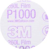 Gold Hookit Disc, 3" Dia., P1000 Grit, Aluminum Oxide, C-Weight Planification Entrepots Molloy