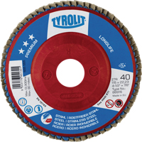 Long Life Flap Disc, 5" x 7/8", Type 27, 40 Grit, Zirconium Planification Entrepots Molloy