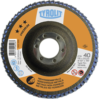 Flap Disc, 5" x 7/8", Type 29, 40 Grit, Ceramic Planification Entrepots Molloy