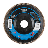 Flap Disc, 5" x 7/8", Type 27, 40 Grit, Zirconium Planification Entrepots Molloy