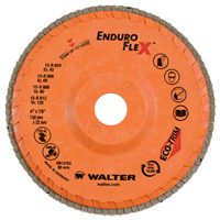 Disques &agrave; lamelles Enduro-Flex, 6" x 7/8", Type 27, Grain 40, Zirconium Planification Entrepots Molloy