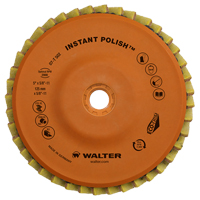 Disque &agrave; lamelles Instant Polish, 4-1/2" x 5/8"-11, Type 27, Grain Tr&egrave;s fin, Zirconium Planification Entrepots Molloy